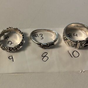 Lightening Bolt James Avery Silver Ring